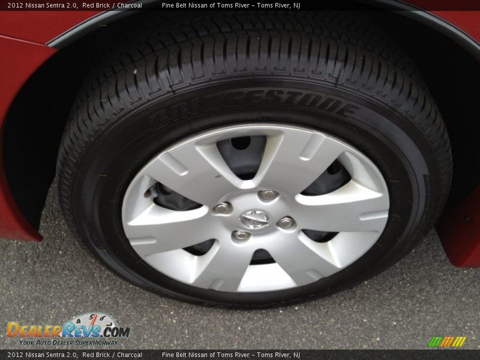 2012 Nissan Sentra 2.0 Red Brick / Charcoal Photo #3
