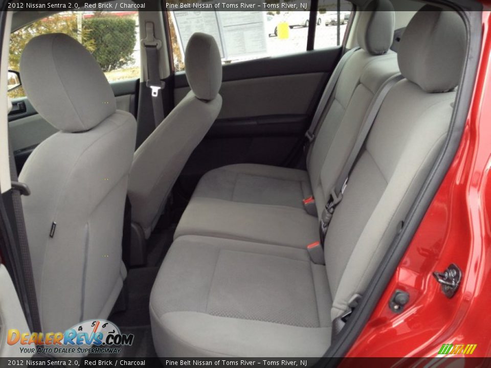 2012 Nissan Sentra 2.0 Red Brick / Charcoal Photo #7