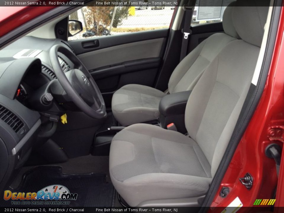 2012 Nissan Sentra 2.0 Red Brick / Charcoal Photo #10