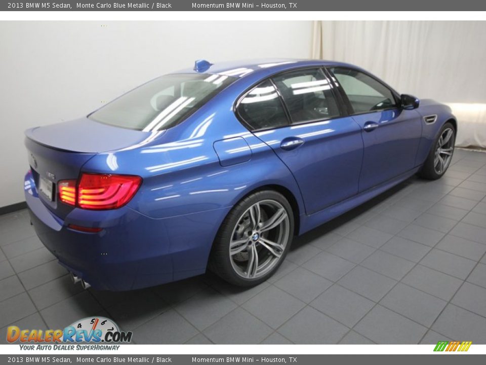 2013 BMW M5 Sedan Monte Carlo Blue Metallic / Black Photo #8