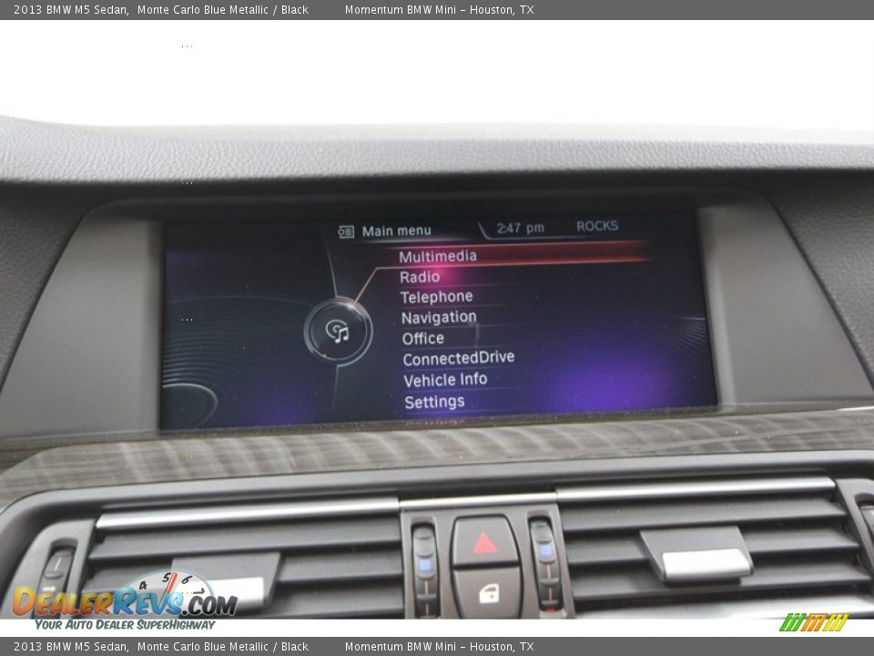 2013 BMW M5 Sedan Monte Carlo Blue Metallic / Black Photo #17