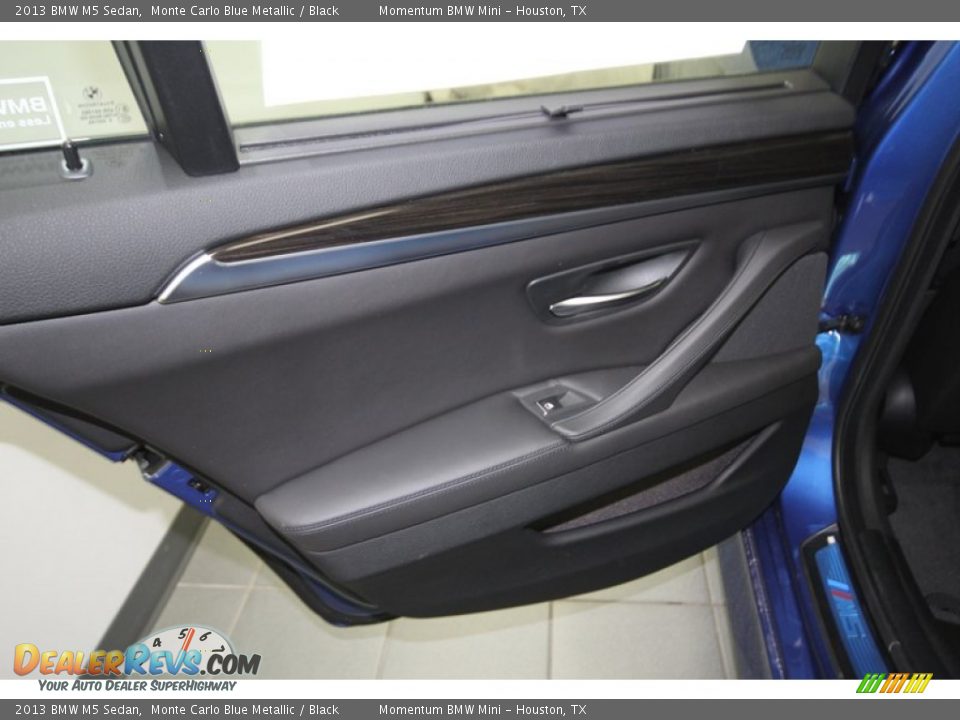 2013 BMW M5 Sedan Monte Carlo Blue Metallic / Black Photo #27