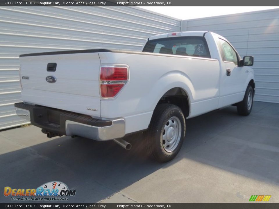 2013 Ford F150 XL Regular Cab Oxford White / Steel Gray Photo #3