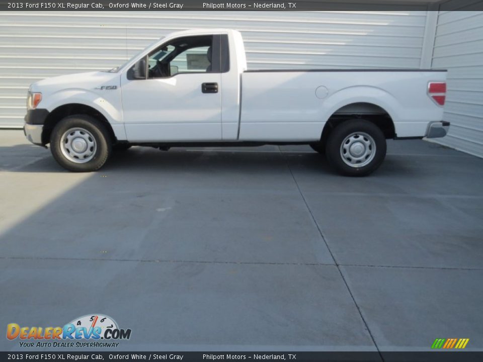 2013 Ford F150 XL Regular Cab Oxford White / Steel Gray Photo #5