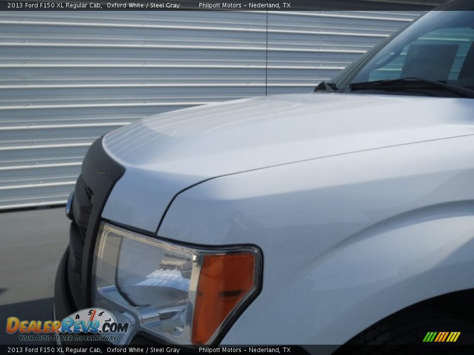 2013 Ford F150 XL Regular Cab Oxford White / Steel Gray Photo #9
