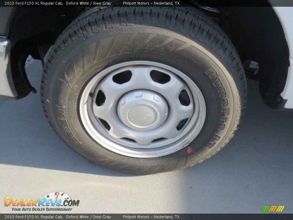 2013 Ford F150 XL Regular Cab Oxford White / Steel Gray Photo #10