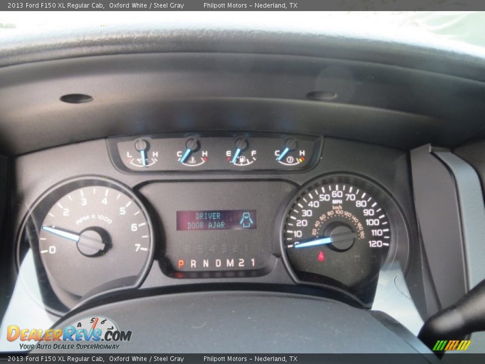 2013 Ford F150 XL Regular Cab Oxford White / Steel Gray Photo #28