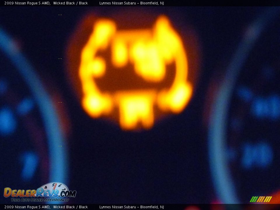 2009 Nissan Rogue S AWD Wicked Black / Black Photo #18