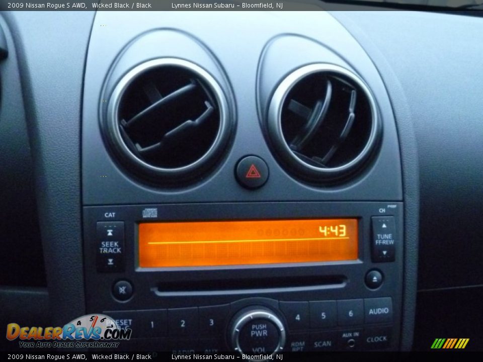 2009 Nissan Rogue S AWD Wicked Black / Black Photo #20