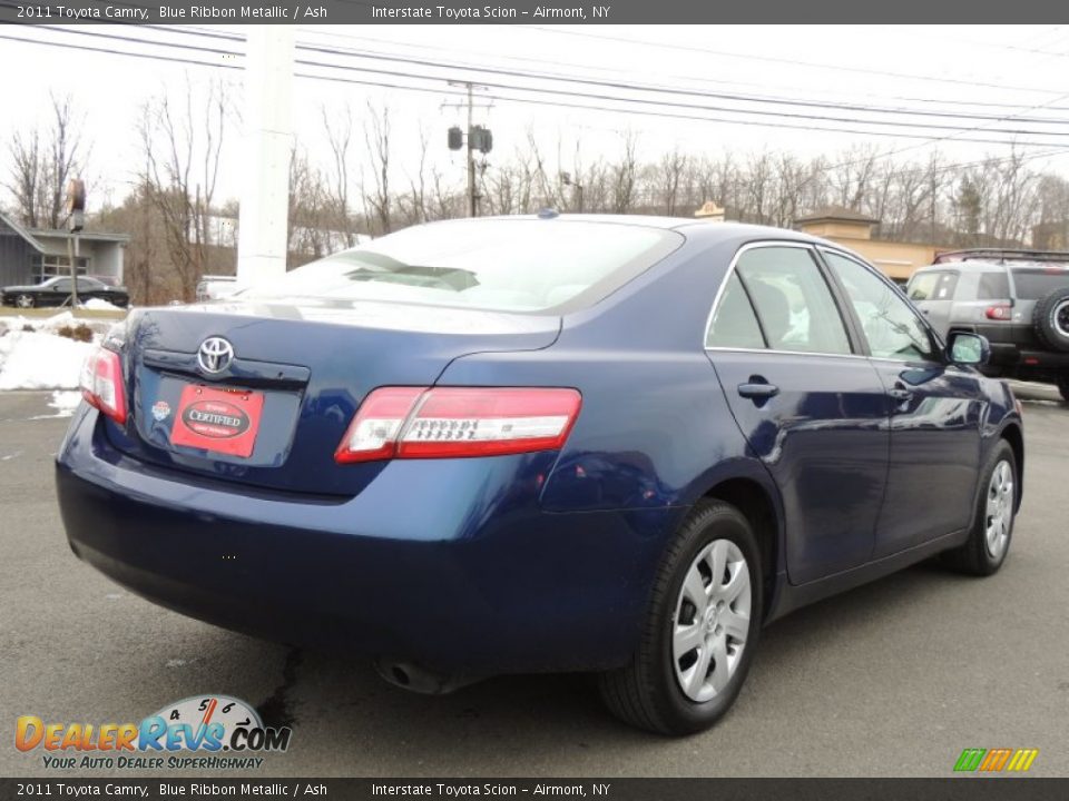 2011 Toyota Camry Blue Ribbon Metallic / Ash Photo #4