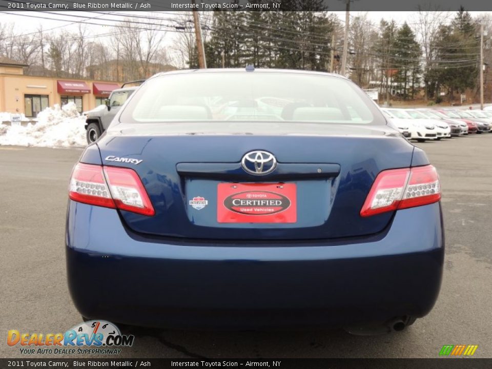 2011 Toyota Camry Blue Ribbon Metallic / Ash Photo #5