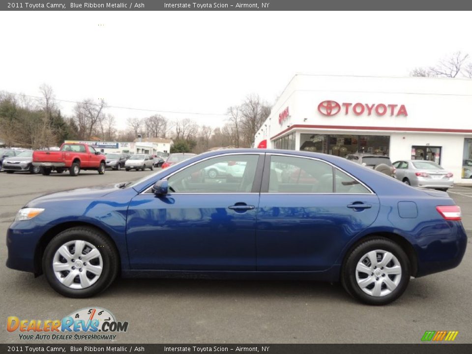 2011 Toyota Camry Blue Ribbon Metallic / Ash Photo #7