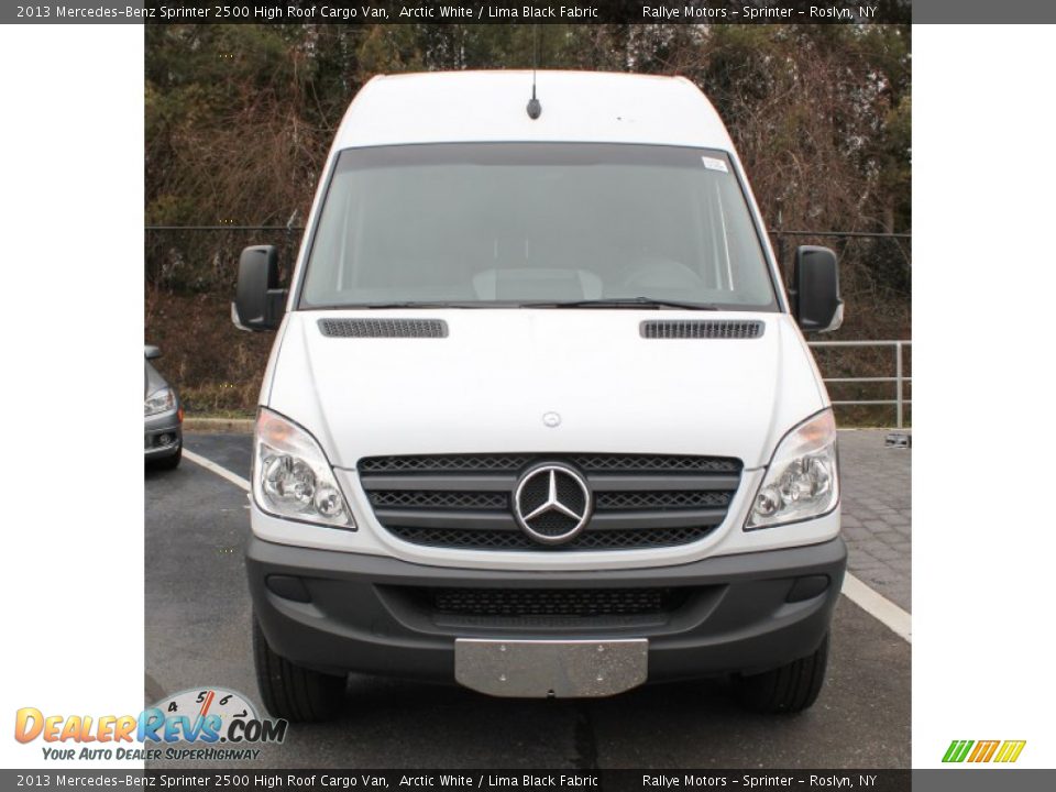 2013 Mercedes-Benz Sprinter 2500 High Roof Cargo Van Arctic White / Lima Black Fabric Photo #2