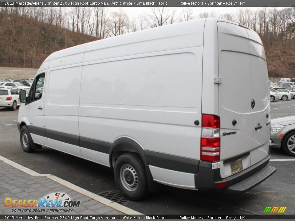 2013 Mercedes-Benz Sprinter 2500 High Roof Cargo Van Arctic White / Lima Black Fabric Photo #3