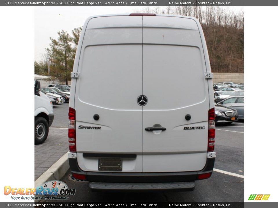 2013 Mercedes-Benz Sprinter 2500 High Roof Cargo Van Arctic White / Lima Black Fabric Photo #4