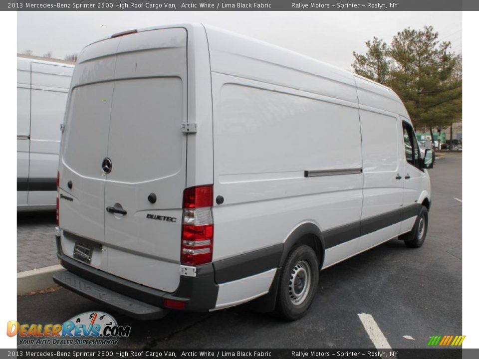 2013 Mercedes-Benz Sprinter 2500 High Roof Cargo Van Arctic White / Lima Black Fabric Photo #5
