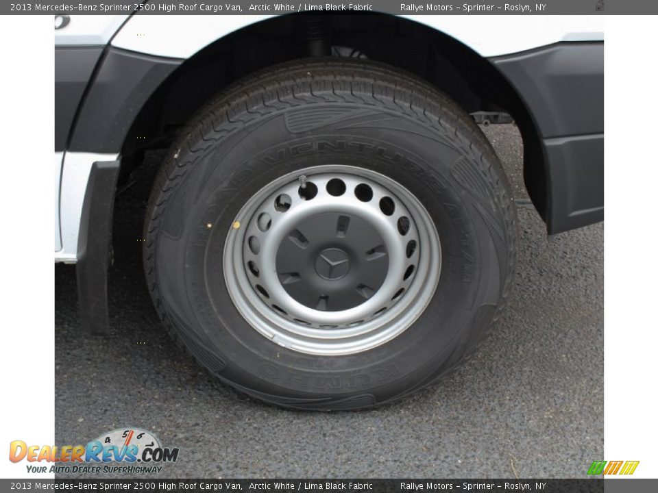 2013 Mercedes-Benz Sprinter 2500 High Roof Cargo Van Arctic White / Lima Black Fabric Photo #7