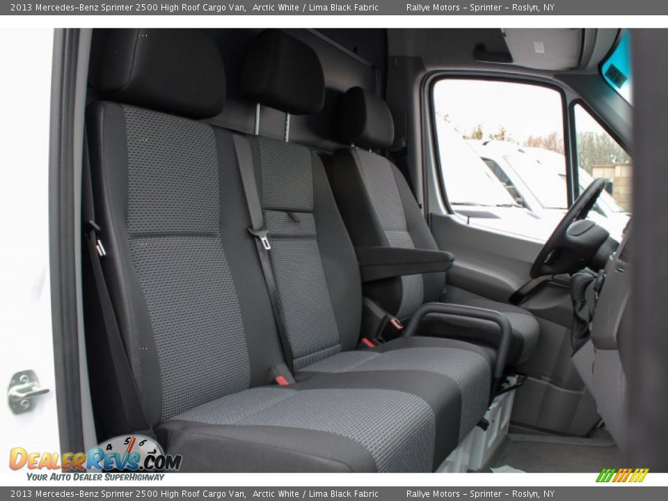 2013 Mercedes-Benz Sprinter 2500 High Roof Cargo Van Arctic White / Lima Black Fabric Photo #9