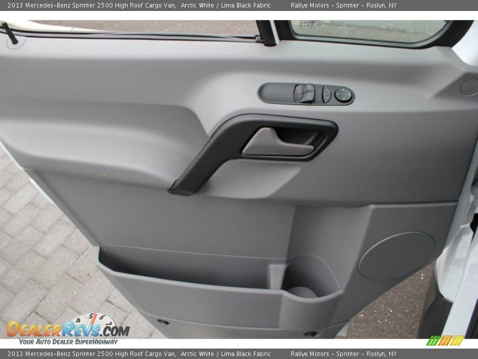 2013 Mercedes-Benz Sprinter 2500 High Roof Cargo Van Arctic White / Lima Black Fabric Photo #10