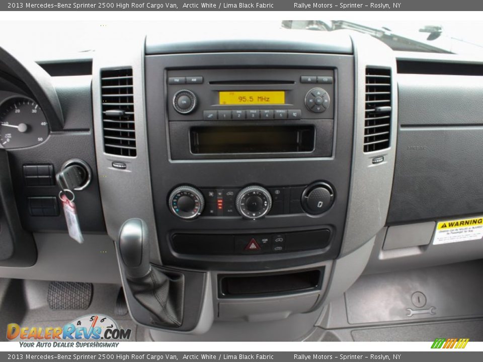 2013 Mercedes-Benz Sprinter 2500 High Roof Cargo Van Arctic White / Lima Black Fabric Photo #13