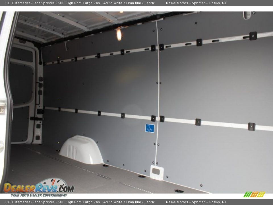 2013 Mercedes-Benz Sprinter 2500 High Roof Cargo Van Arctic White / Lima Black Fabric Photo #14