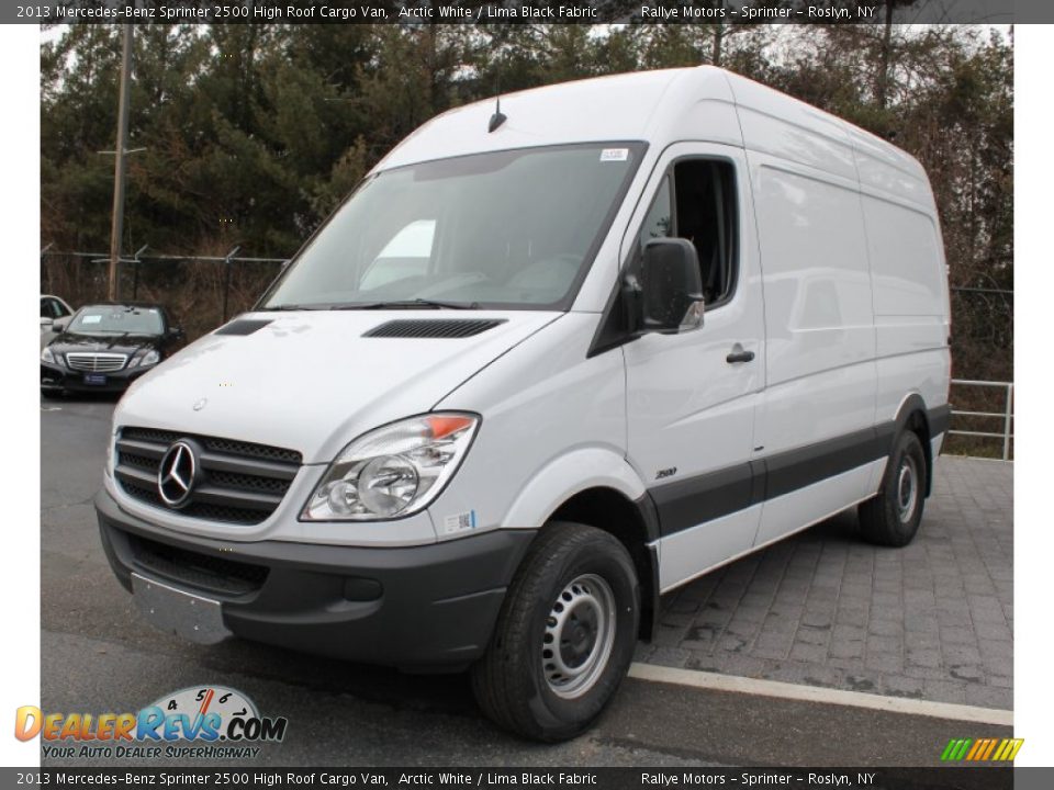 Front 3/4 View of 2013 Mercedes-Benz Sprinter 2500 High Roof Cargo Van Photo #1