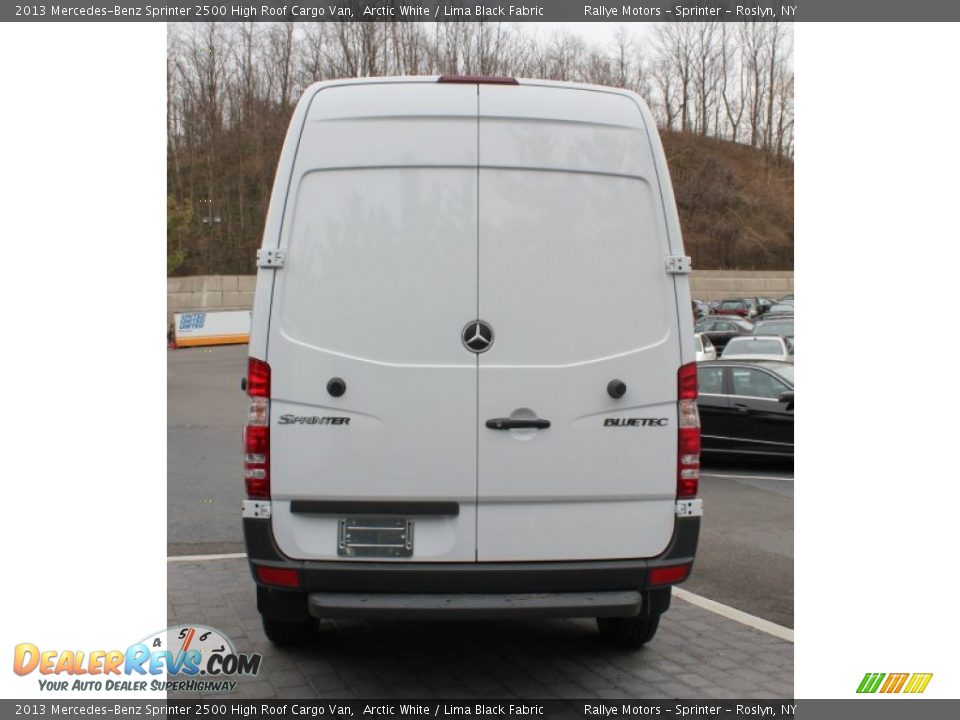 2013 Mercedes-Benz Sprinter 2500 High Roof Cargo Van Arctic White / Lima Black Fabric Photo #4