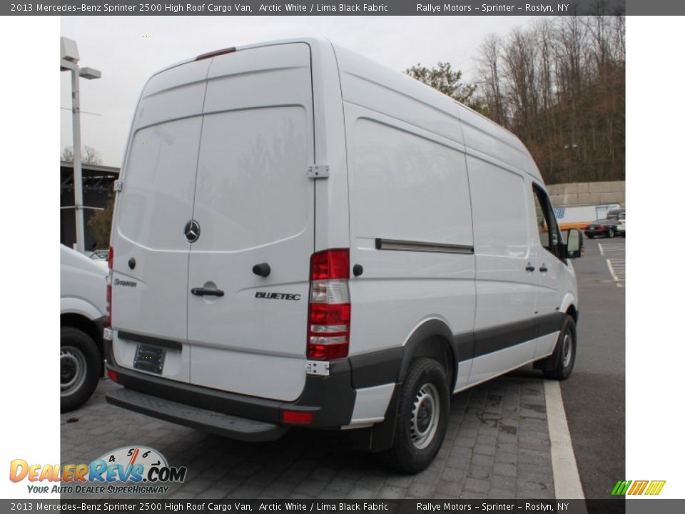 2013 Mercedes-Benz Sprinter 2500 High Roof Cargo Van Arctic White / Lima Black Fabric Photo #5