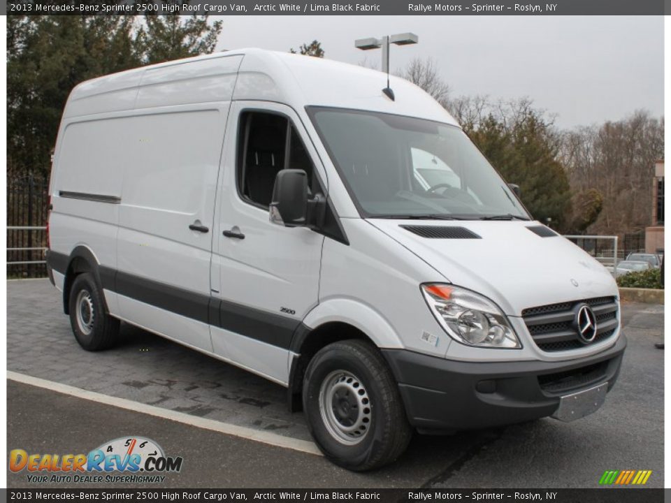 Front 3/4 View of 2013 Mercedes-Benz Sprinter 2500 High Roof Cargo Van Photo #6