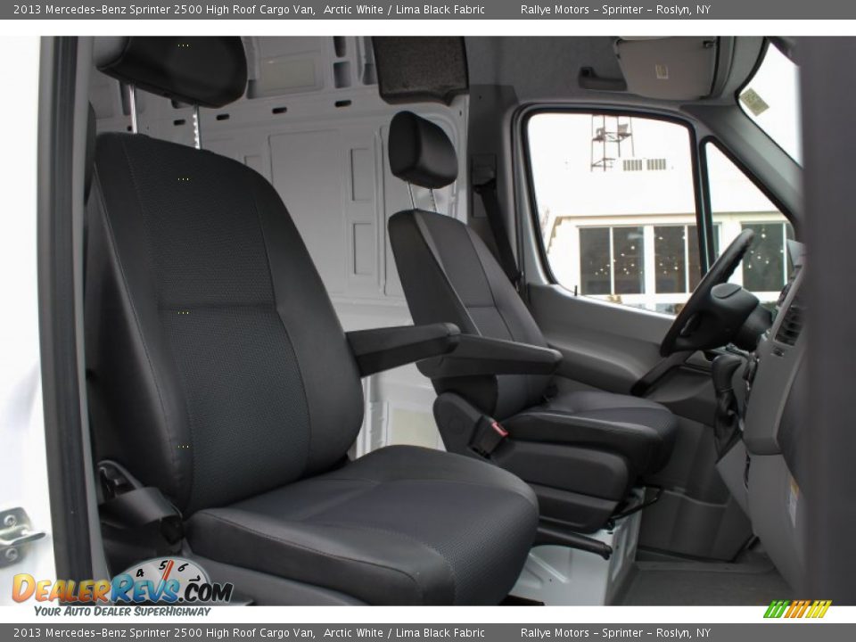 Front Seat of 2013 Mercedes-Benz Sprinter 2500 High Roof Cargo Van Photo #9