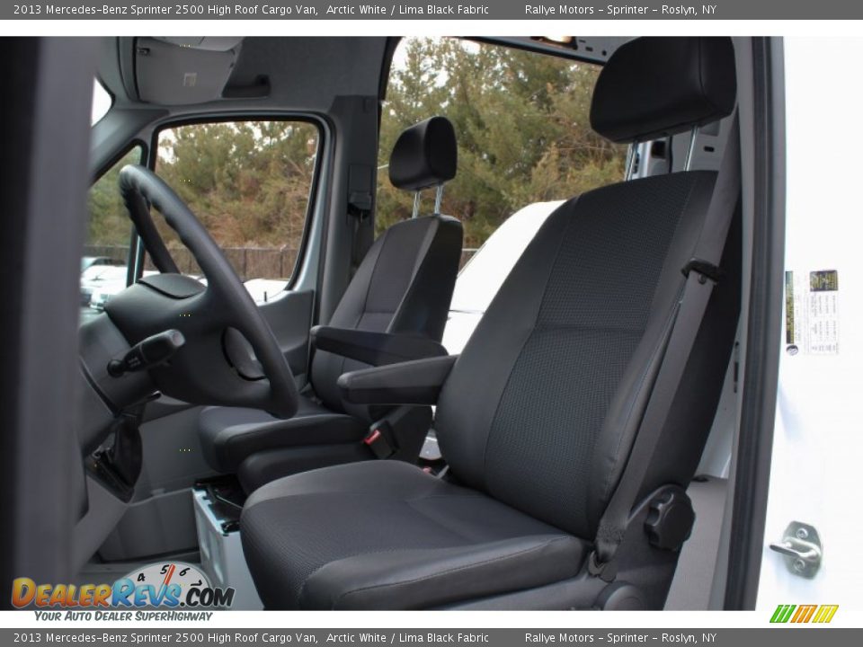 Front Seat of 2013 Mercedes-Benz Sprinter 2500 High Roof Cargo Van Photo #11