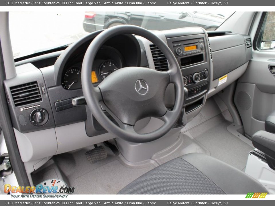 Lima Black Fabric Interior - 2013 Mercedes-Benz Sprinter 2500 High Roof Cargo Van Photo #12