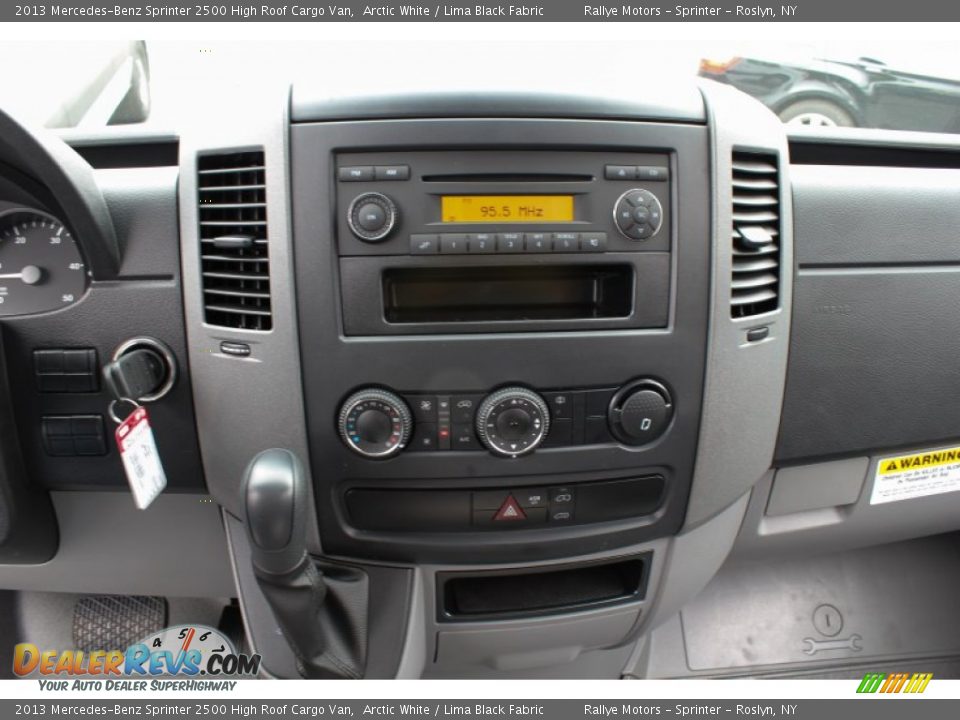 2013 Mercedes-Benz Sprinter 2500 High Roof Cargo Van Arctic White / Lima Black Fabric Photo #13