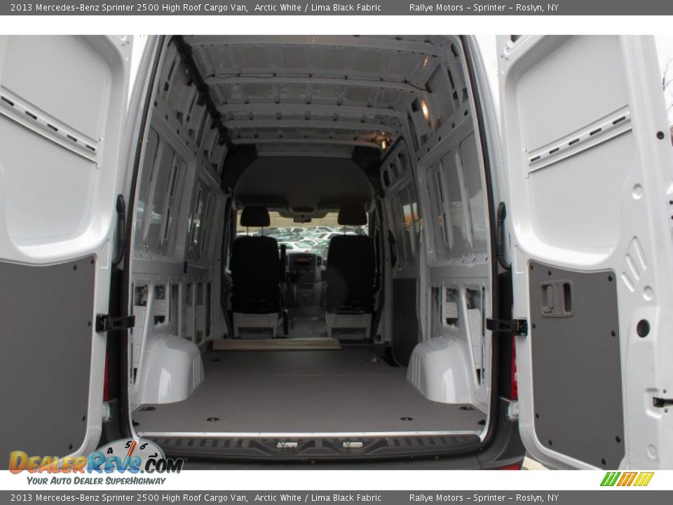 2013 Mercedes-Benz Sprinter 2500 High Roof Cargo Van Arctic White / Lima Black Fabric Photo #16