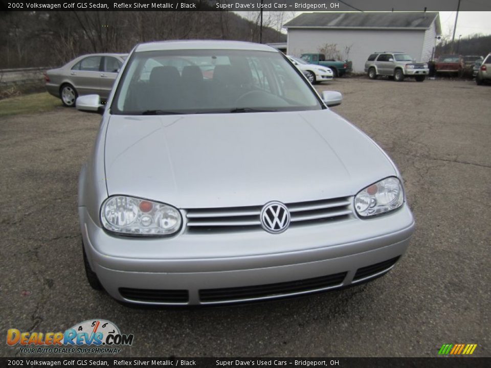 2002 Volkswagen Golf GLS Sedan Reflex Silver Metallic / Black Photo #12