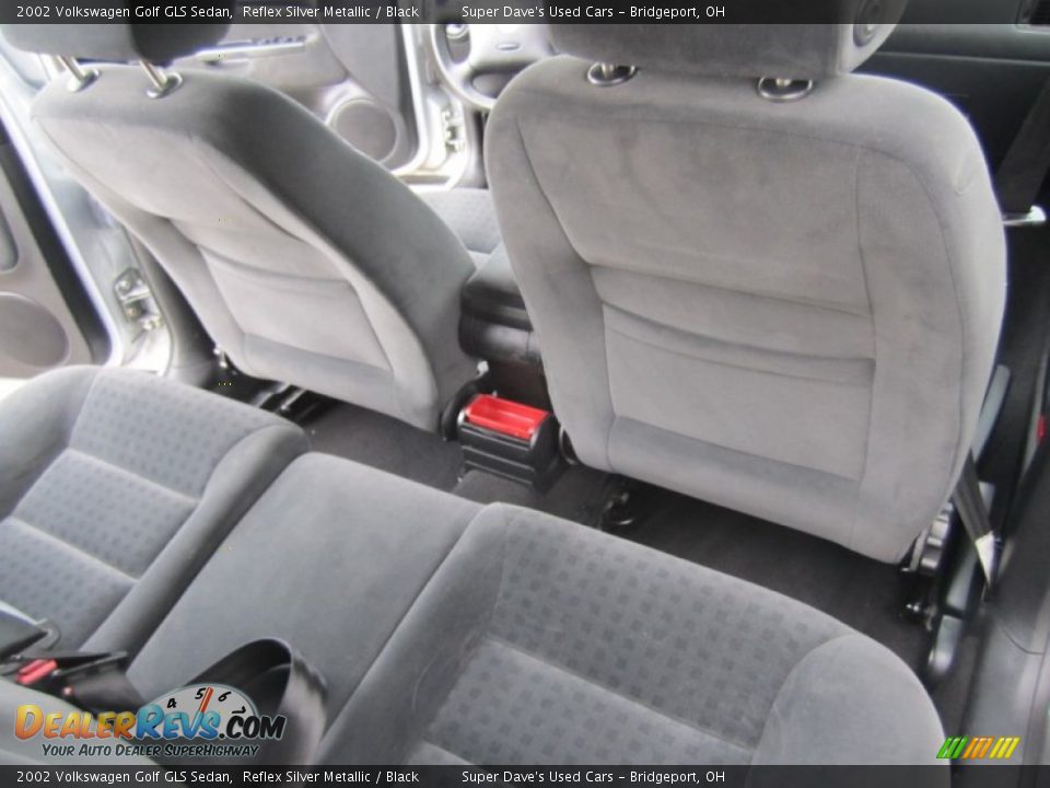 Black Interior - 2002 Volkswagen Golf GLS Sedan Photo #22