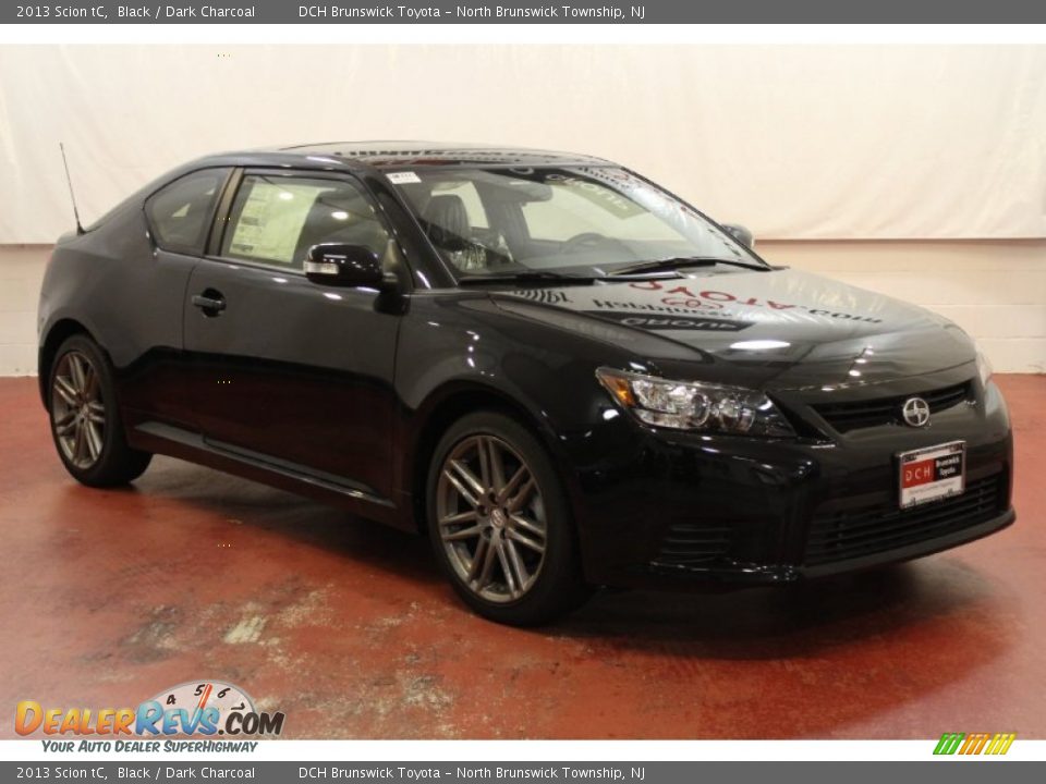 2013 Scion tC Black / Dark Charcoal Photo #1