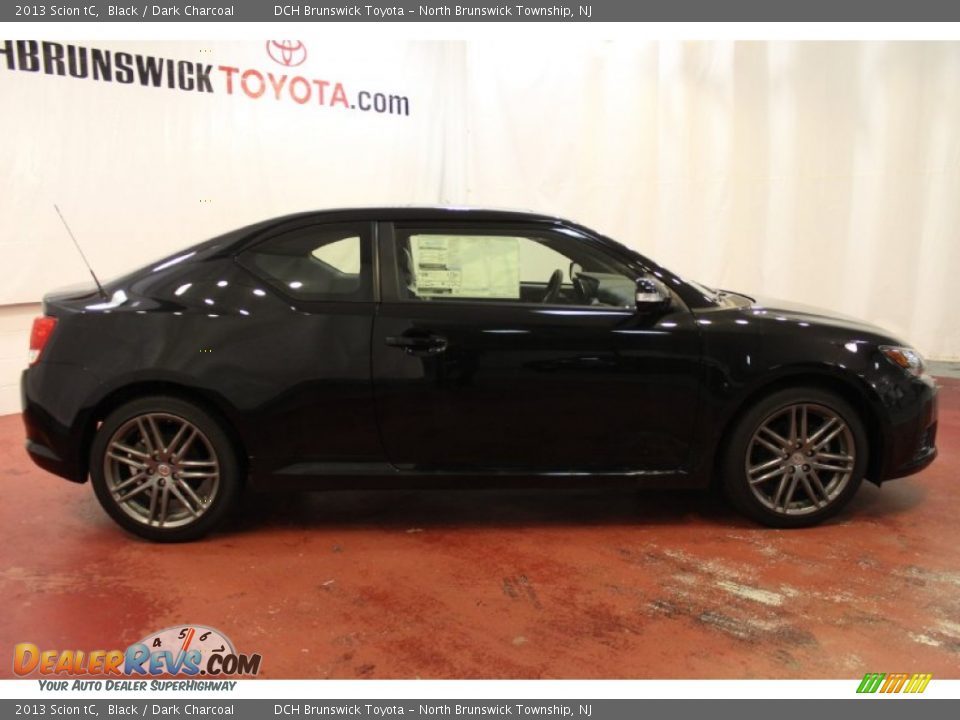 2013 Scion tC Black / Dark Charcoal Photo #2