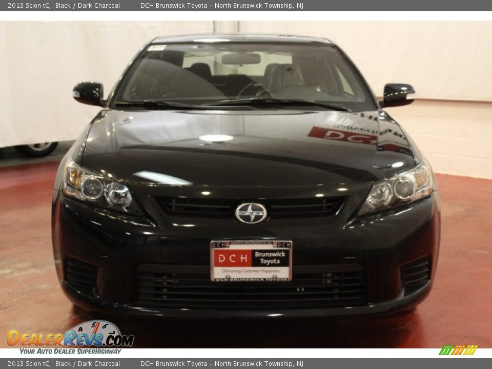 2013 Scion tC Black / Dark Charcoal Photo #3