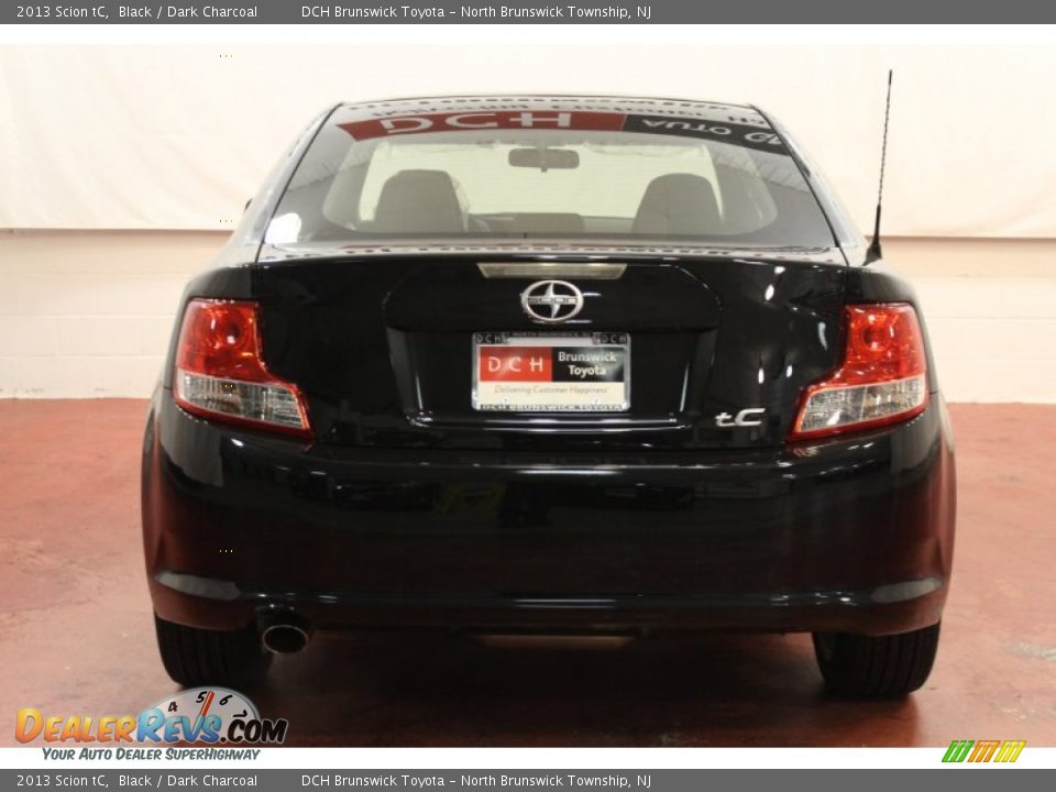 2013 Scion tC Black / Dark Charcoal Photo #5