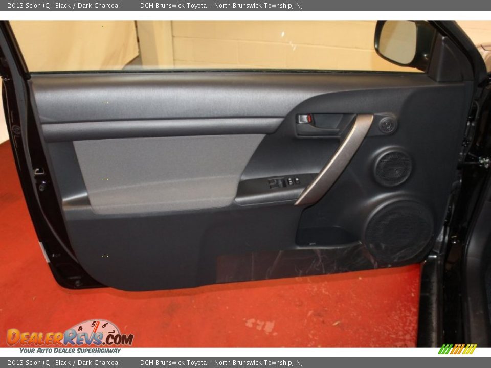 2013 Scion tC Black / Dark Charcoal Photo #7