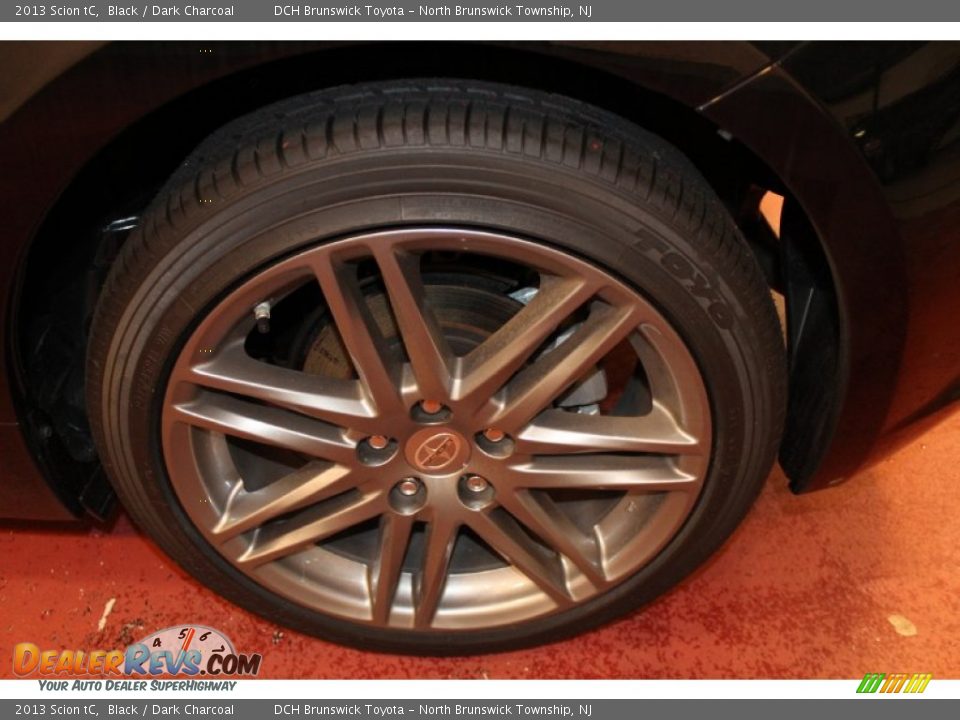 2013 Scion tC Black / Dark Charcoal Photo #10