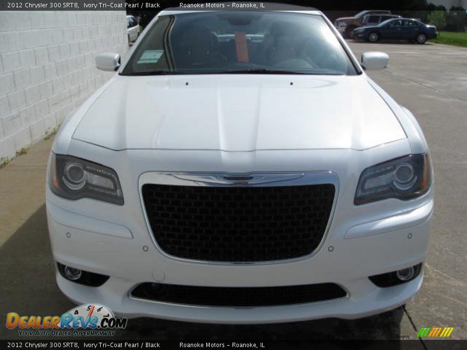 2012 Chrysler 300 SRT8 Ivory Tri-Coat Pearl / Black Photo #3