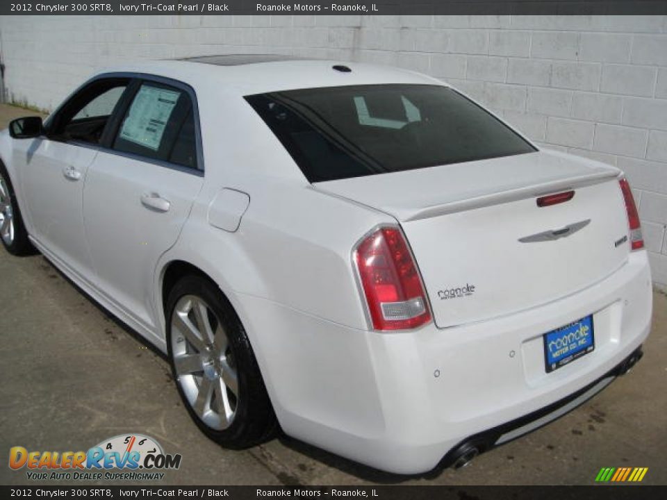 2012 Chrysler 300 SRT8 Ivory Tri-Coat Pearl / Black Photo #8