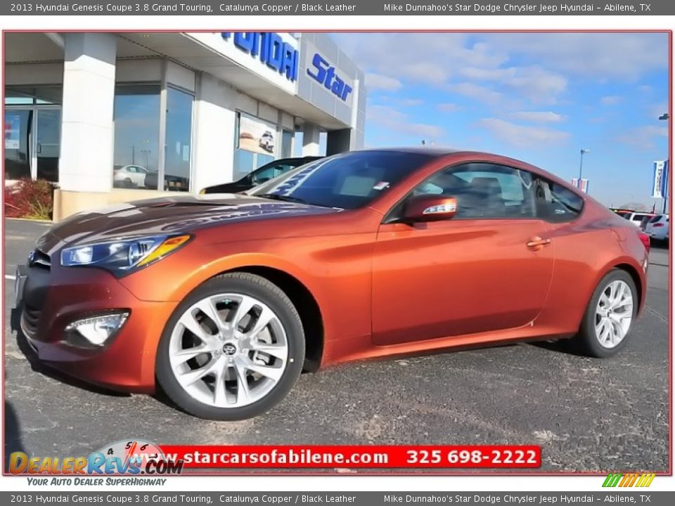 2013 Hyundai Genesis Coupe 3.8 Grand Touring Catalunya Copper / Black Leather Photo #1