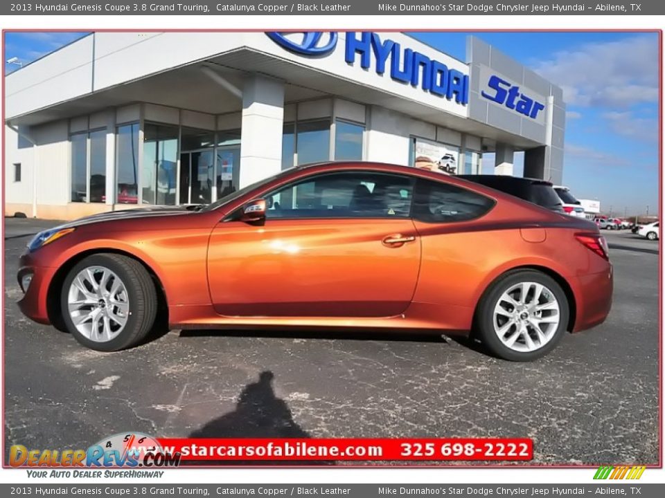 2013 Hyundai Genesis Coupe 3.8 Grand Touring Catalunya Copper / Black Leather Photo #2
