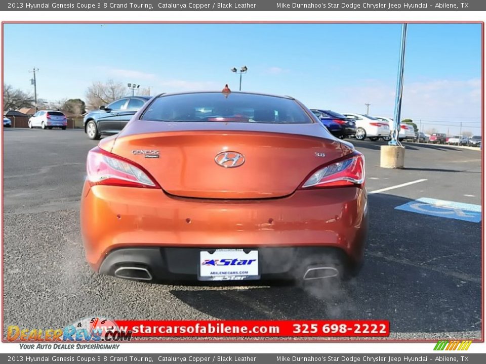 2013 Hyundai Genesis Coupe 3.8 Grand Touring Catalunya Copper / Black Leather Photo #4