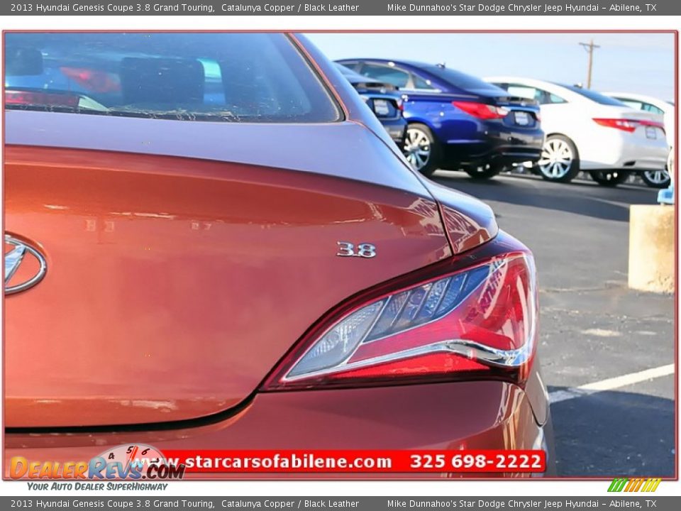 2013 Hyundai Genesis Coupe 3.8 Grand Touring Catalunya Copper / Black Leather Photo #6