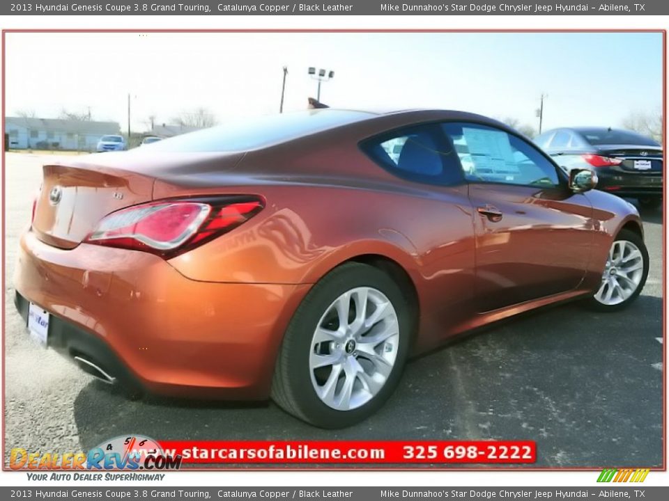 2013 Hyundai Genesis Coupe 3.8 Grand Touring Catalunya Copper / Black Leather Photo #7