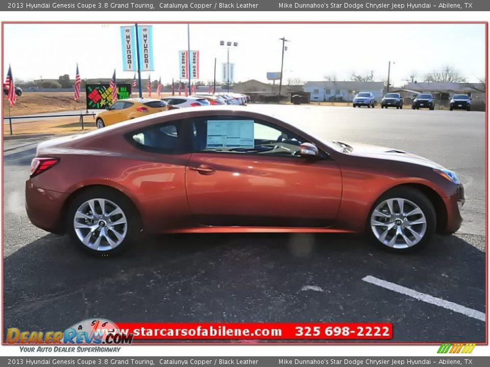 2013 Hyundai Genesis Coupe 3.8 Grand Touring Catalunya Copper / Black Leather Photo #8